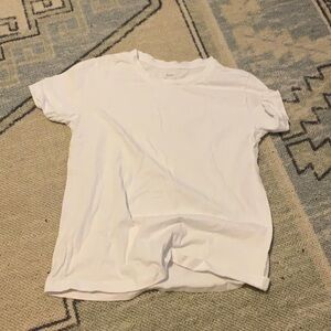 mango classic white tee